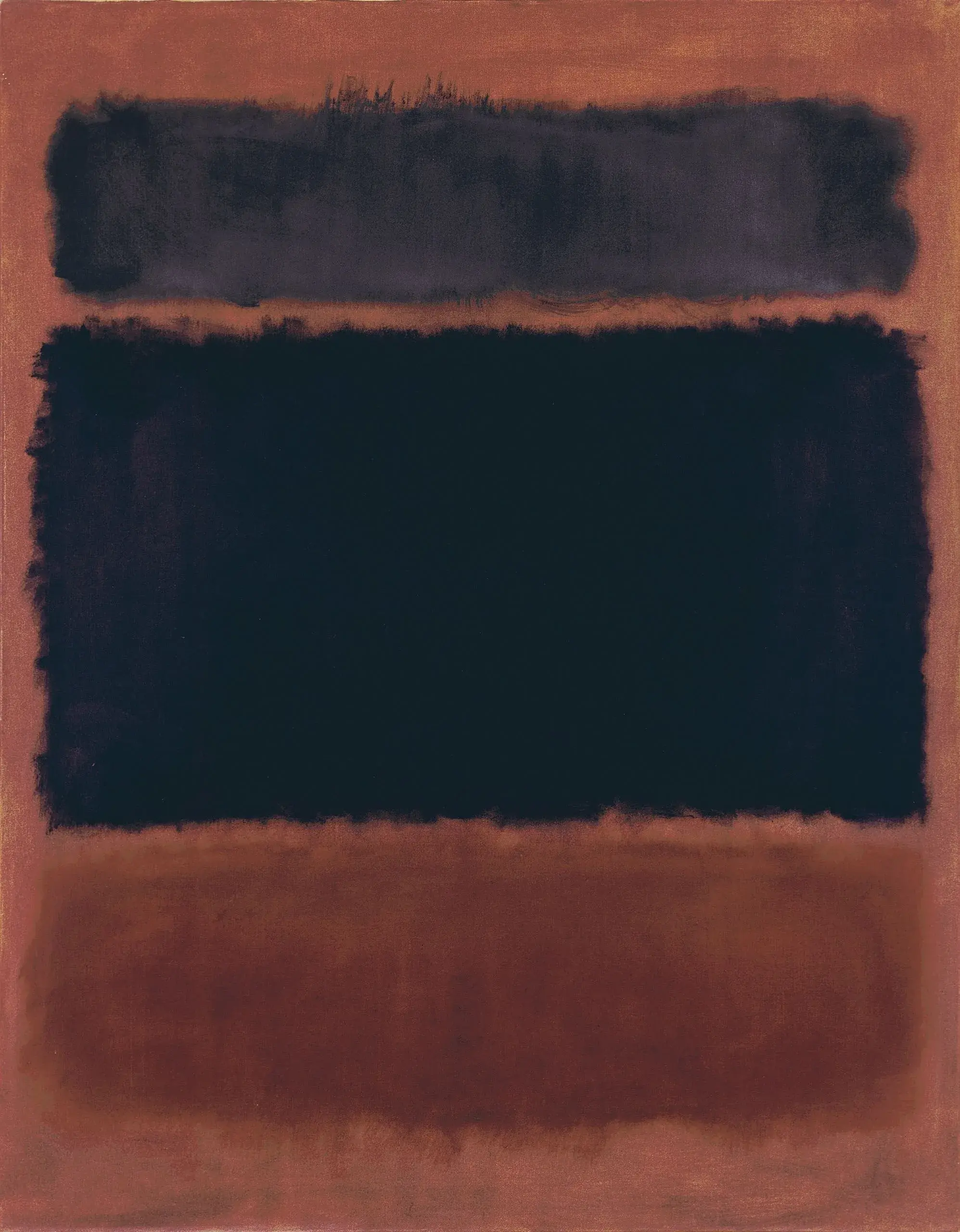 Black in Deep Red by Mark Rothko